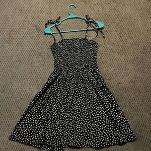 Fit & Flare tie strap Floral Dress